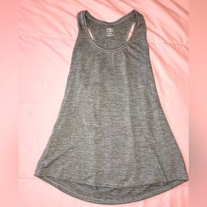 Size M Gray Athetic Works Fitness Work Out Wear Racerback Top